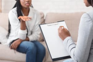 a person works ona Relapse Prevention Plan with a therapist