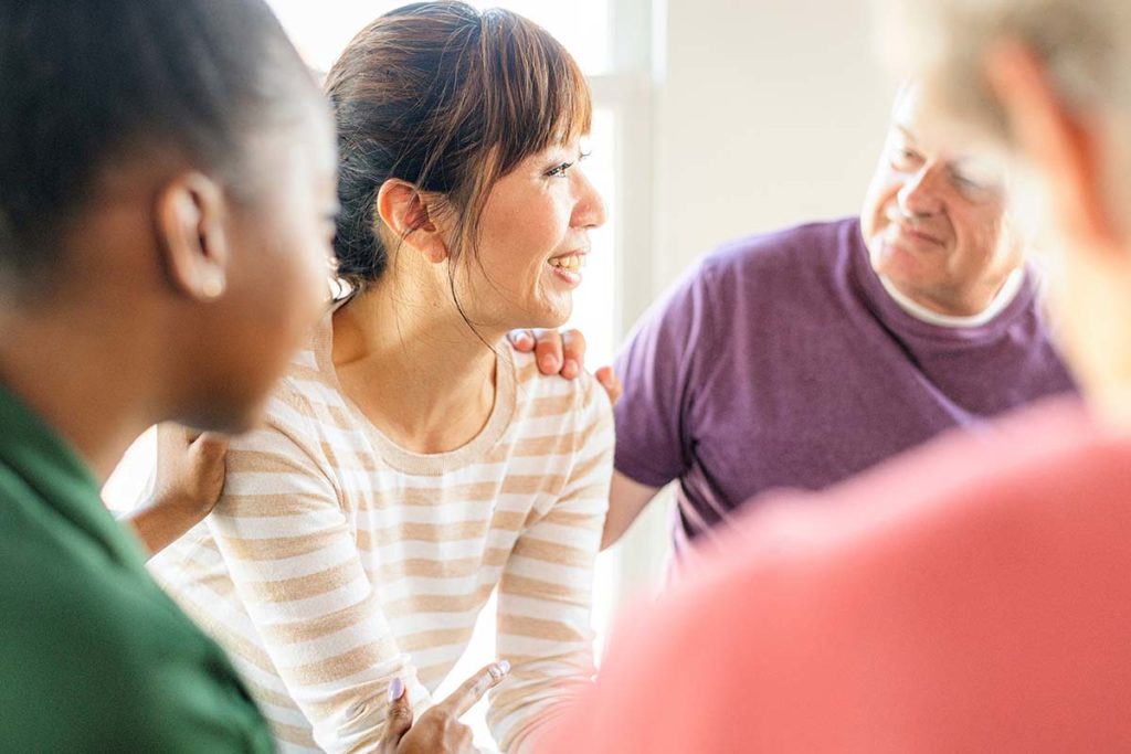 People asking each other, "What is an early intervention program?"